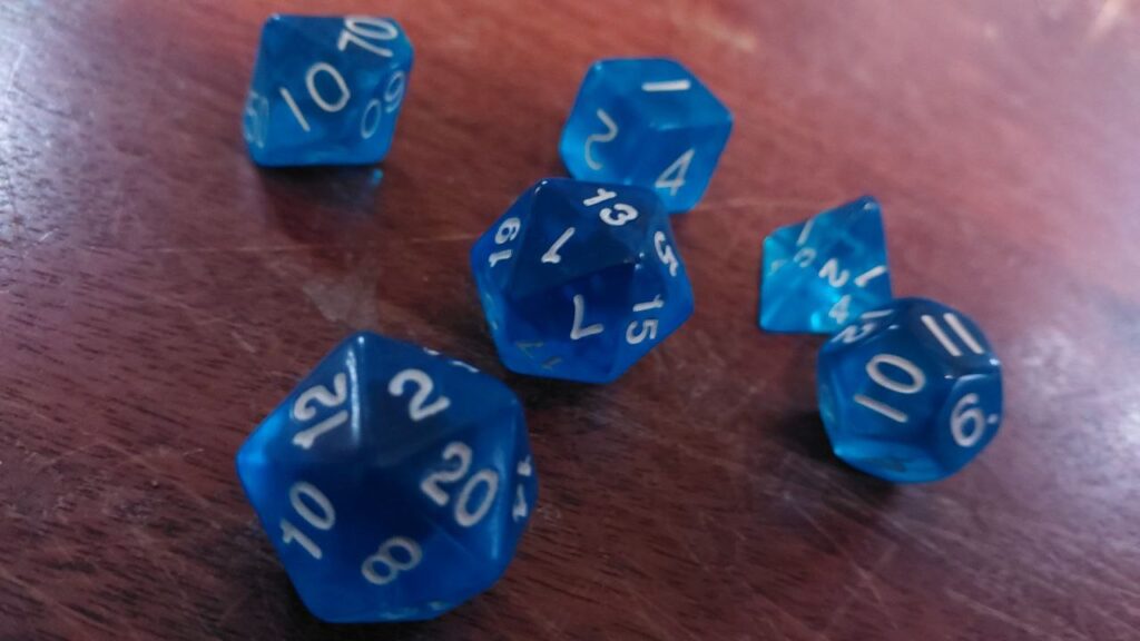 A pic with my set of die