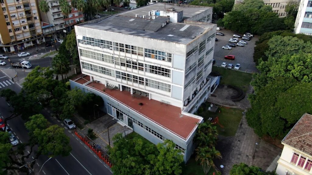 architecture college, view from above